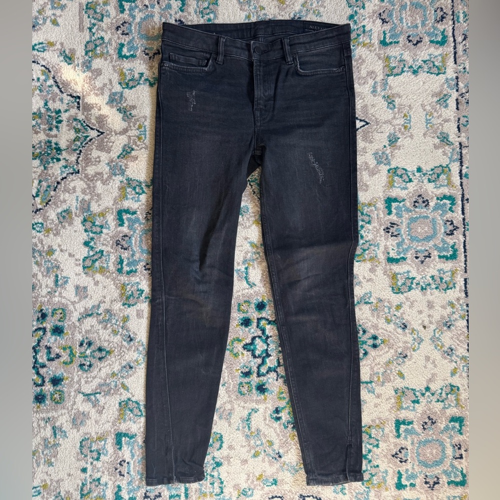 All Saints Charcoal Denim Jeans